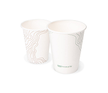 Kompostovateľné papierové poháre na kávu