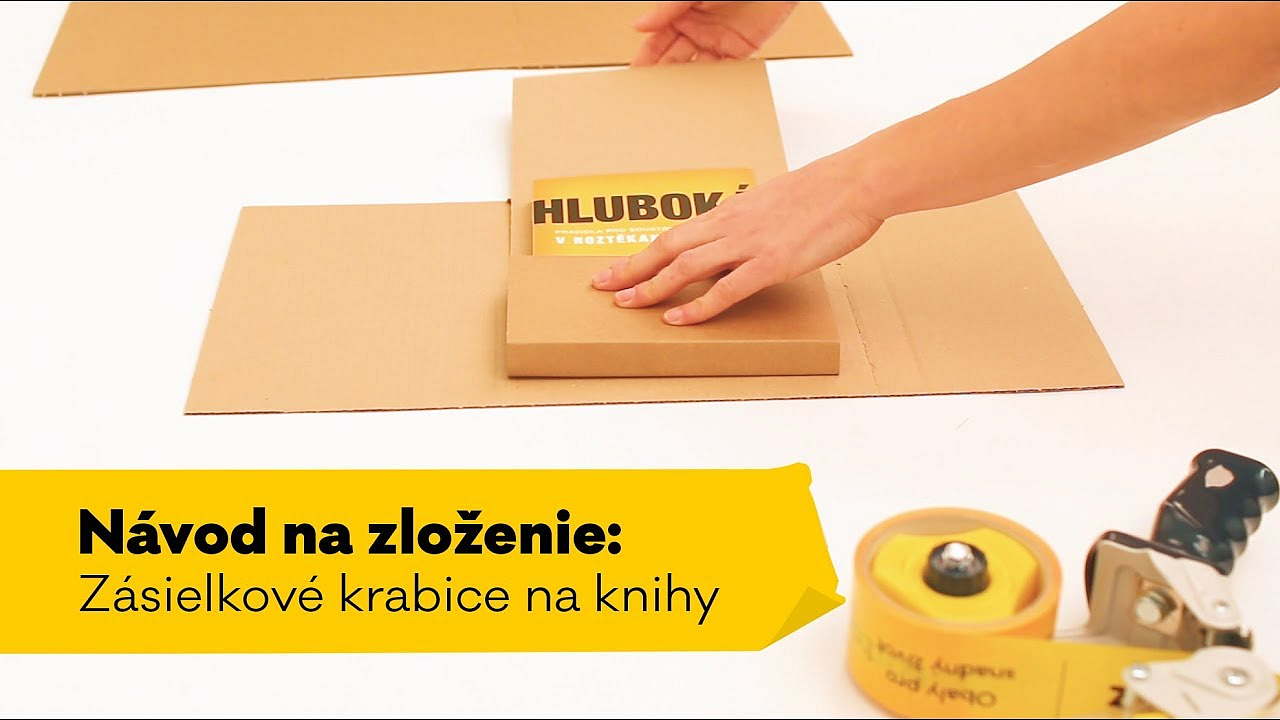 Obrázok Návod na zloženie krabice na knihy